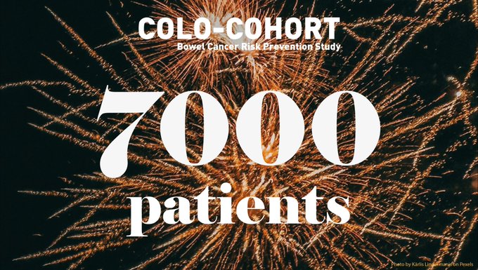 COLO-COHORT Recruits 7000 patients